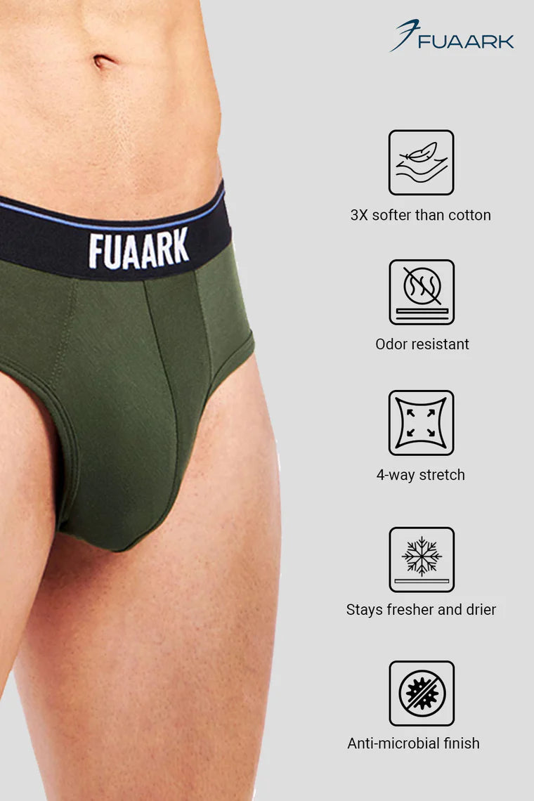 Ultra Soft Modal Brief Olive